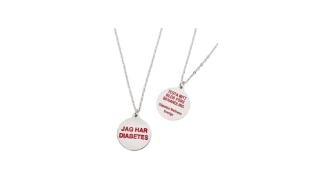 halsband centrerad