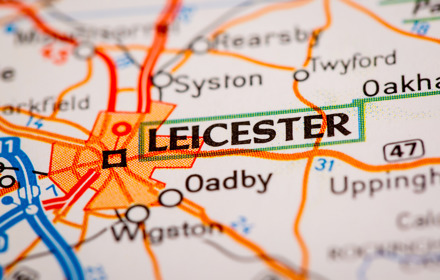 Leicester Map Image