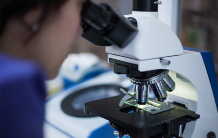 Laboratory Microscope Banner R